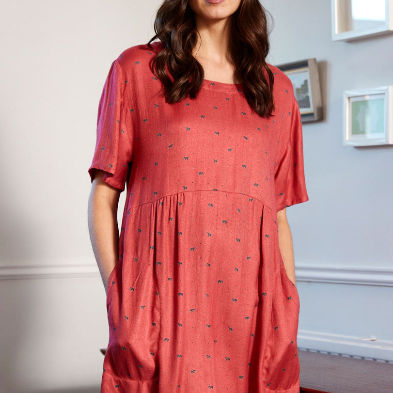 Viscose Floaty Tunic Dress