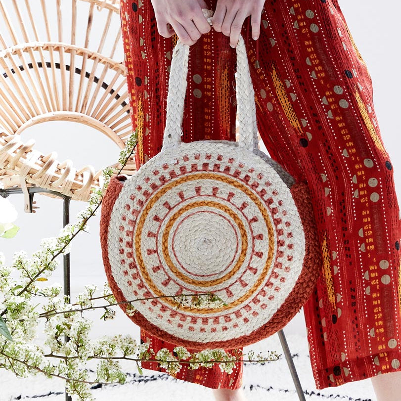 Jute Circle Bag