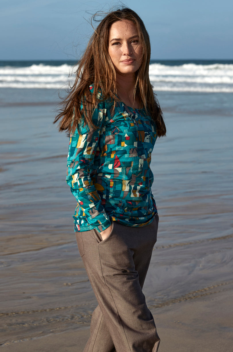 GOTS Organic Cotton Long Sleeve Puri Top