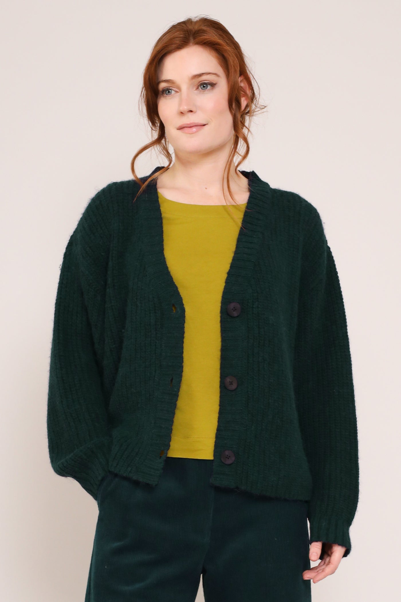 Organic Cotton and Alpaca Wool Cardigan