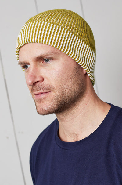 Cosy Knit Bamboo & Cotton Hat - Kelp