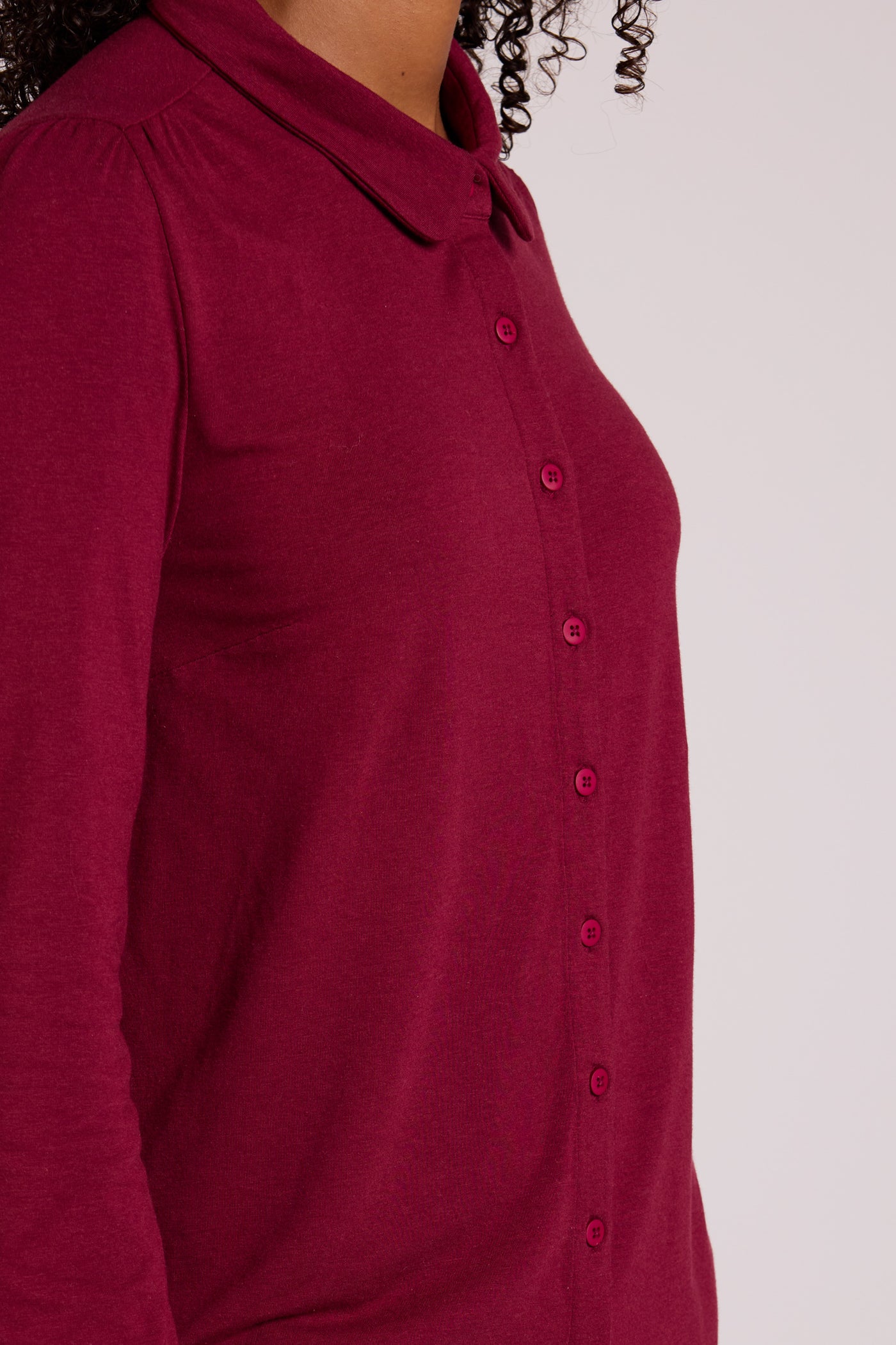 Plain Peter Pan Collar Shirt