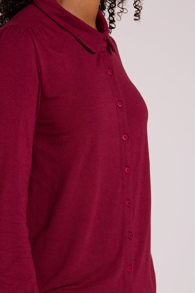 Plain Peter Pan Collar Shirt