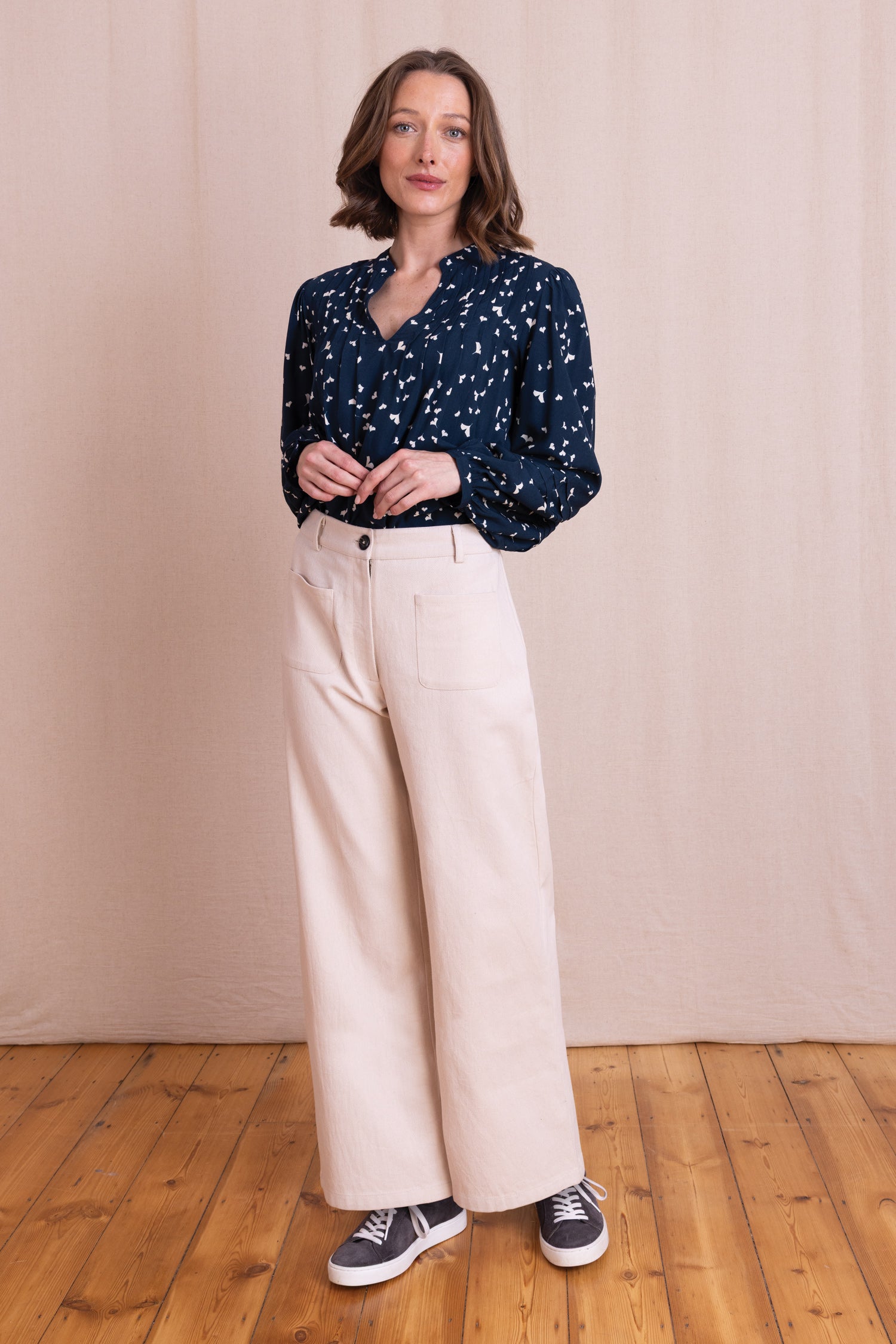 AW26 Wide Leg Trousers - Wax