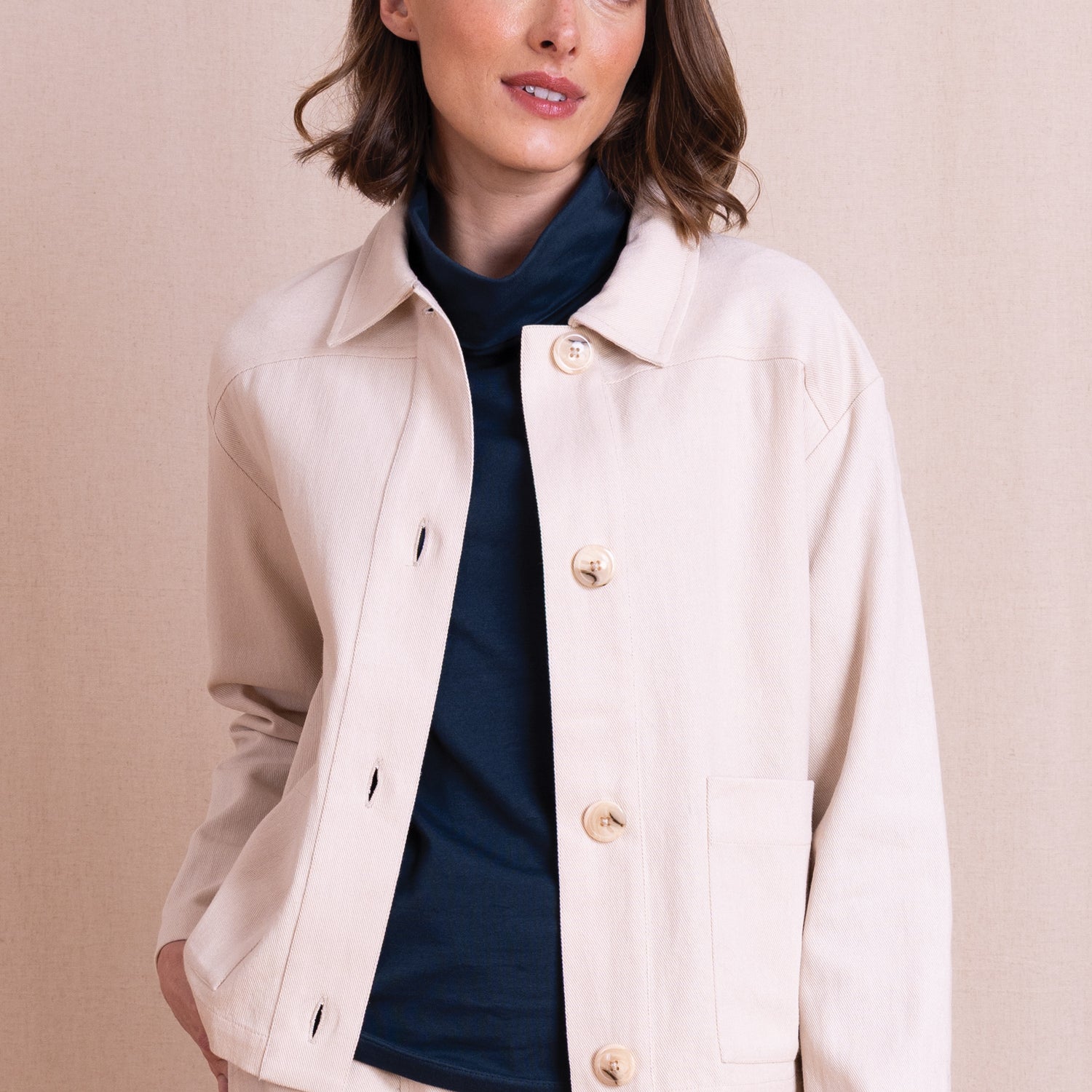 AW26 Cotton Drill Jacket - Wax