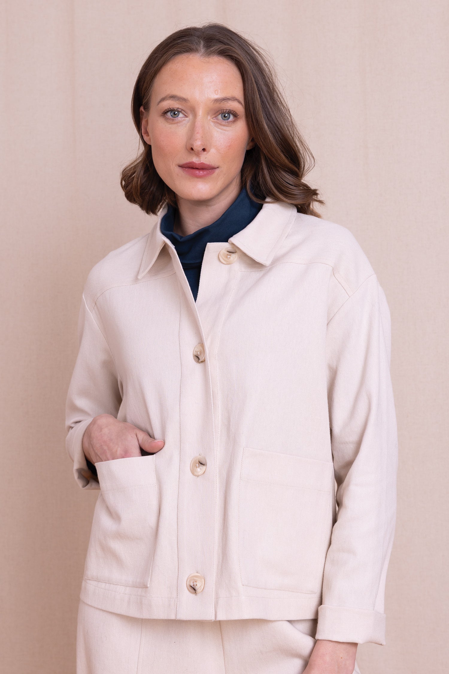 AW26 Cotton Drill Jacket - Wax