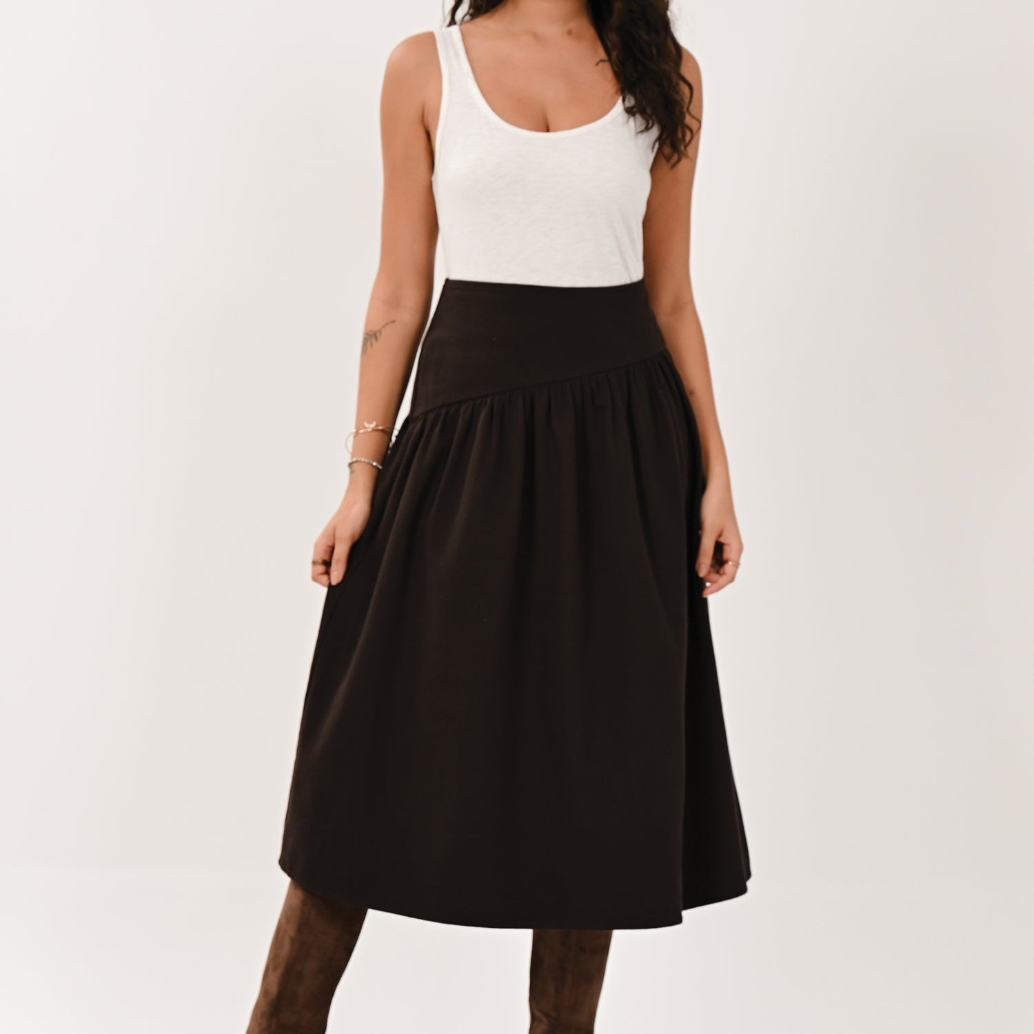AW26 Skirt - Chocolate