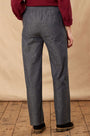 CH1030  Straight Leg Chambray Trouser