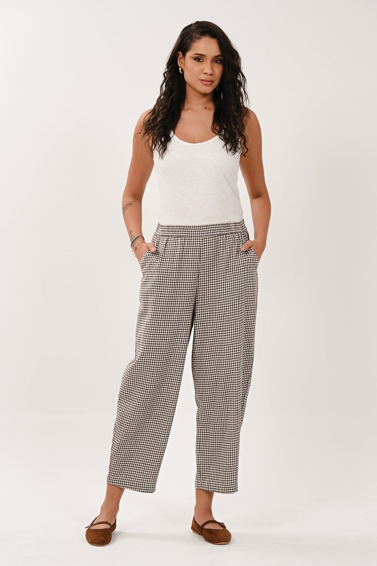AW26 Barrell Leg Trousers - Multi
