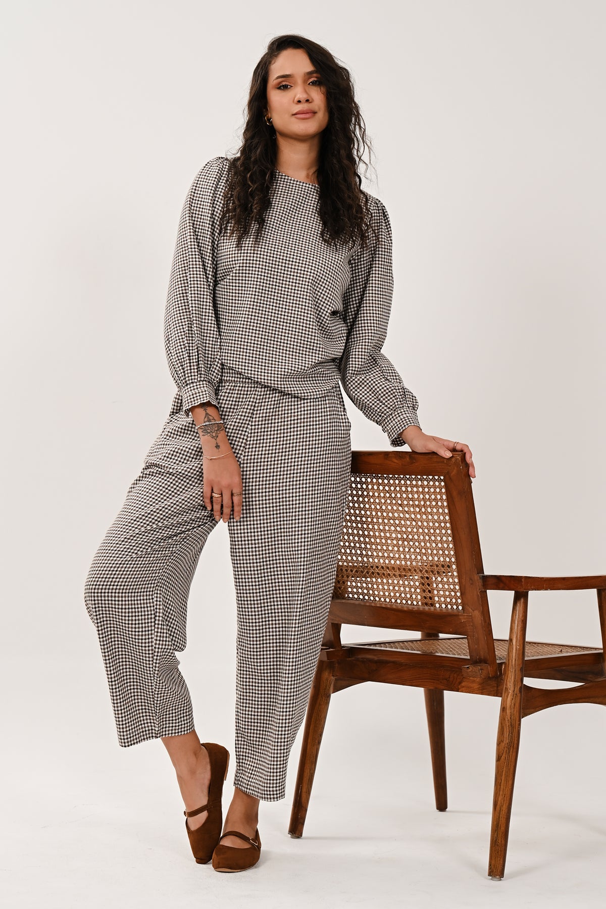 AW26 Barrell Leg Trousers - Multi