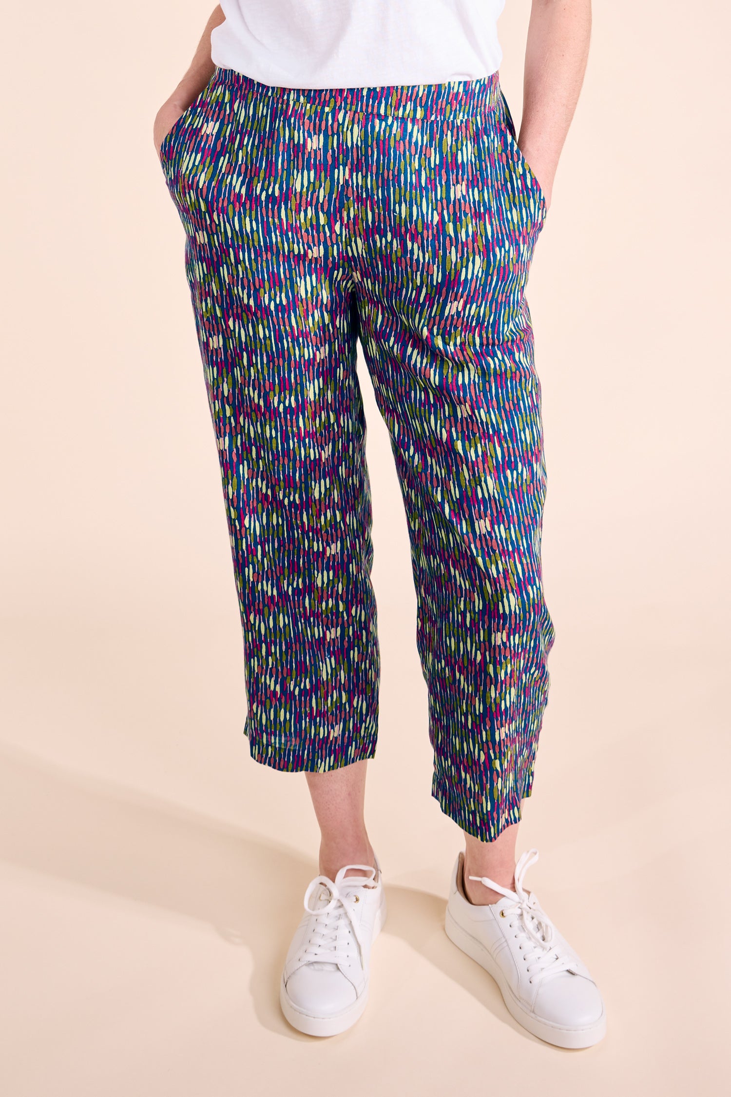 SS25 Printed Trousers - Jet