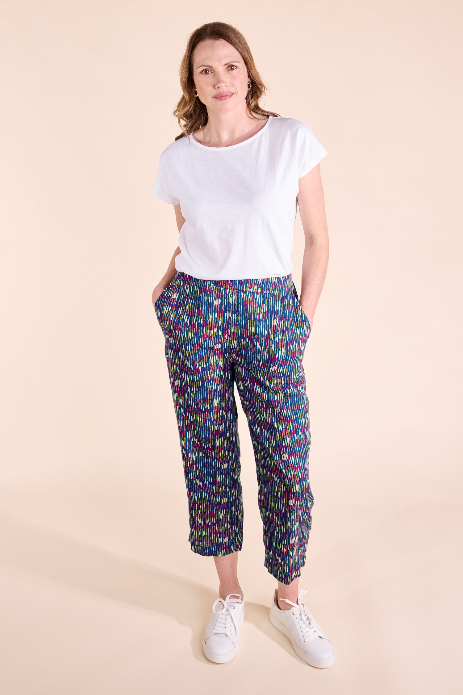 SS25 Printed Trousers - Jet