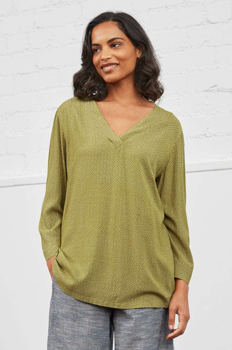 FN4129 3/4 Sleeve Top