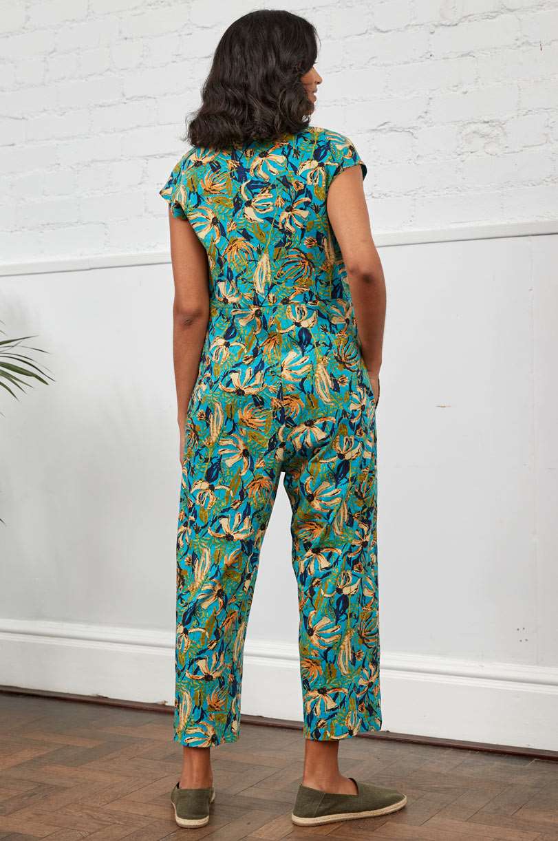 HG1061 Printed Jersey Jumpsuit