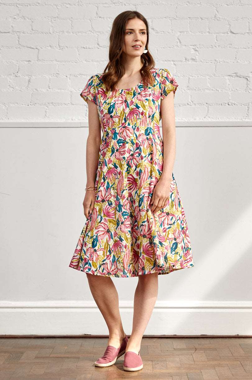 Cotton Heligan Fit and Flare Dress