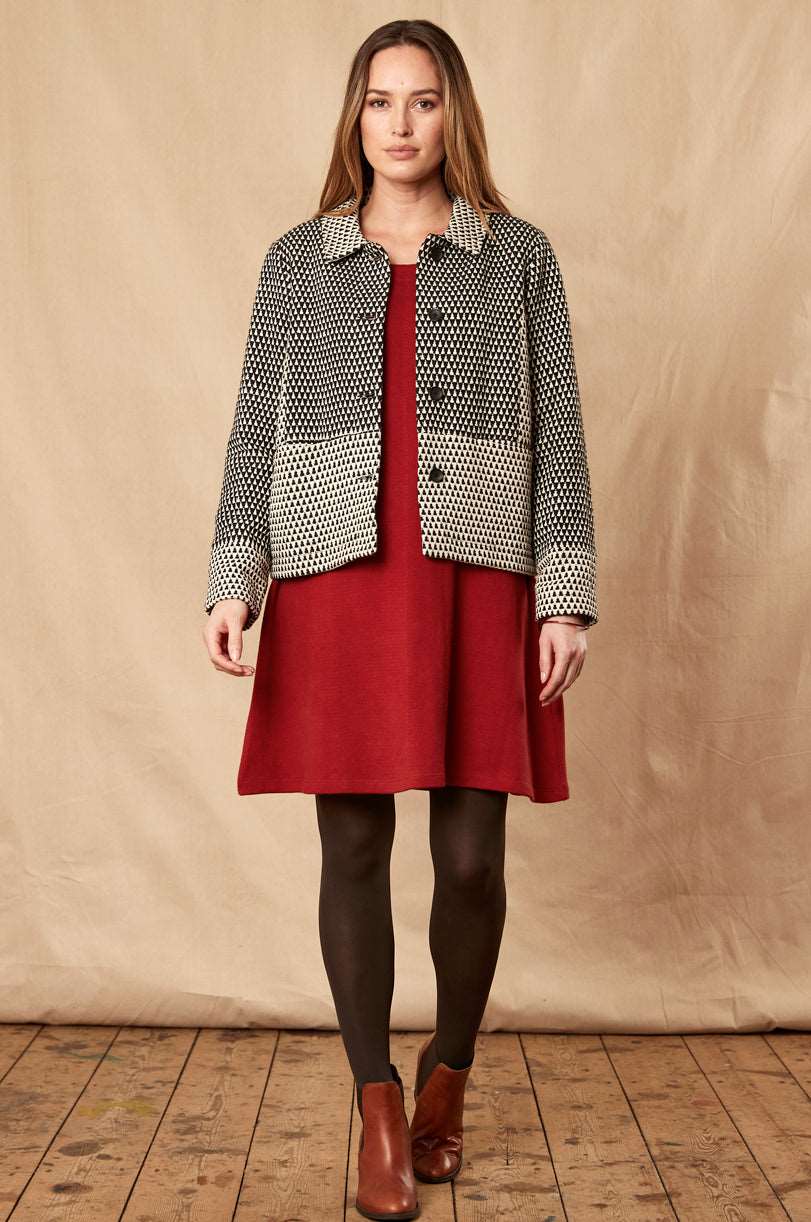 HT6023  Jacket with in  seam pockets