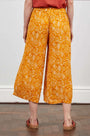 KA1032 Cropped Wide Leg Crinkle Trousers