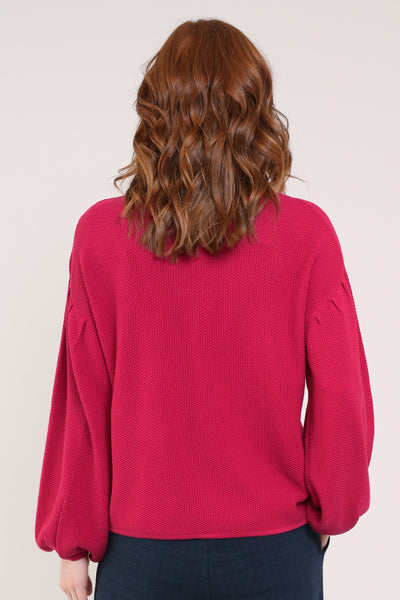 GOTS Organic Cotton Bubble Sleeve Jumper