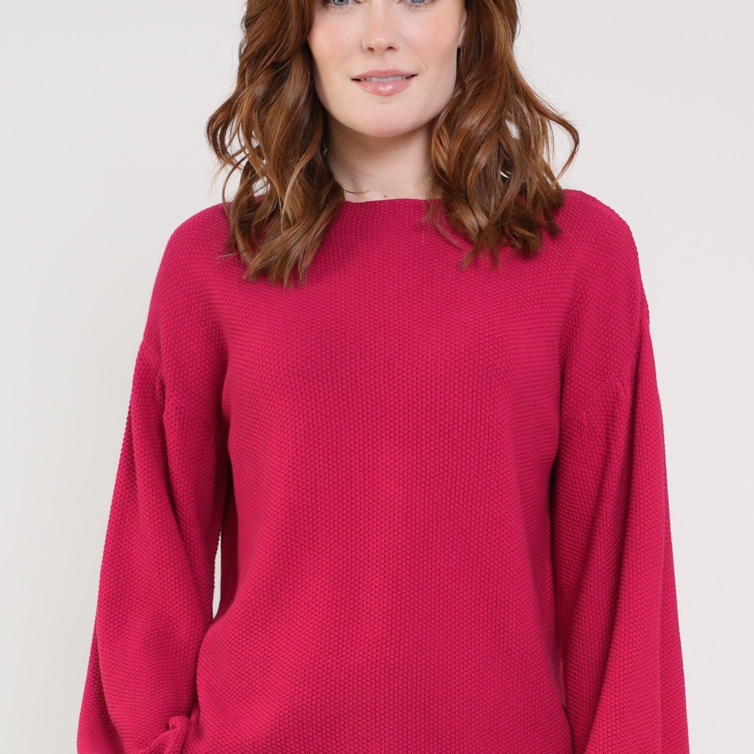 GOTS Organic Cotton Bubble Sleeve Jumper