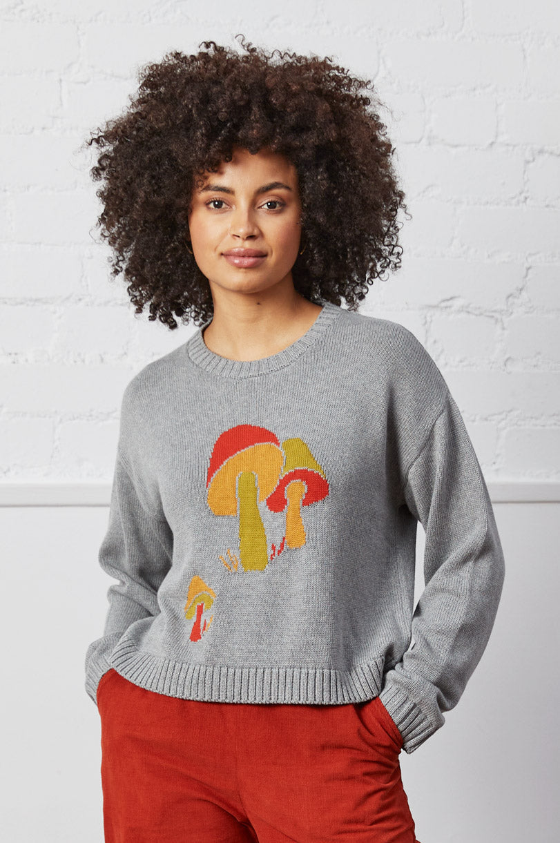 Organic Cotton Mushroom Jumper