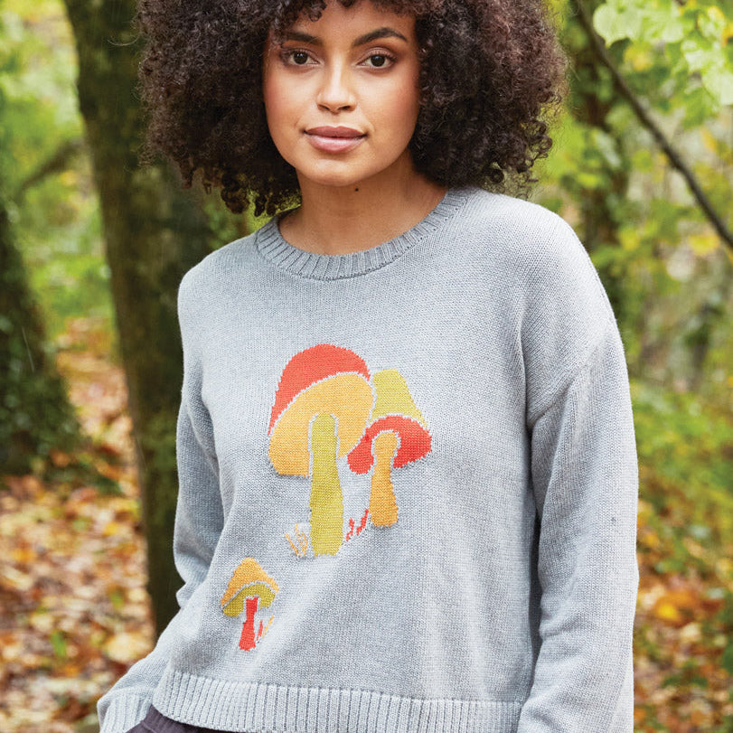 Organic Cotton Mushroom Jumper