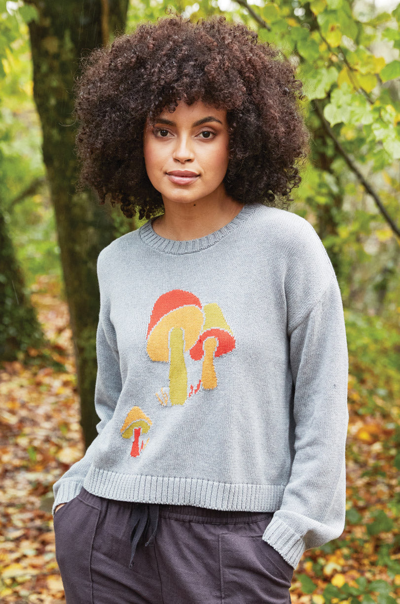 Organic Cotton Mushroom Jumper