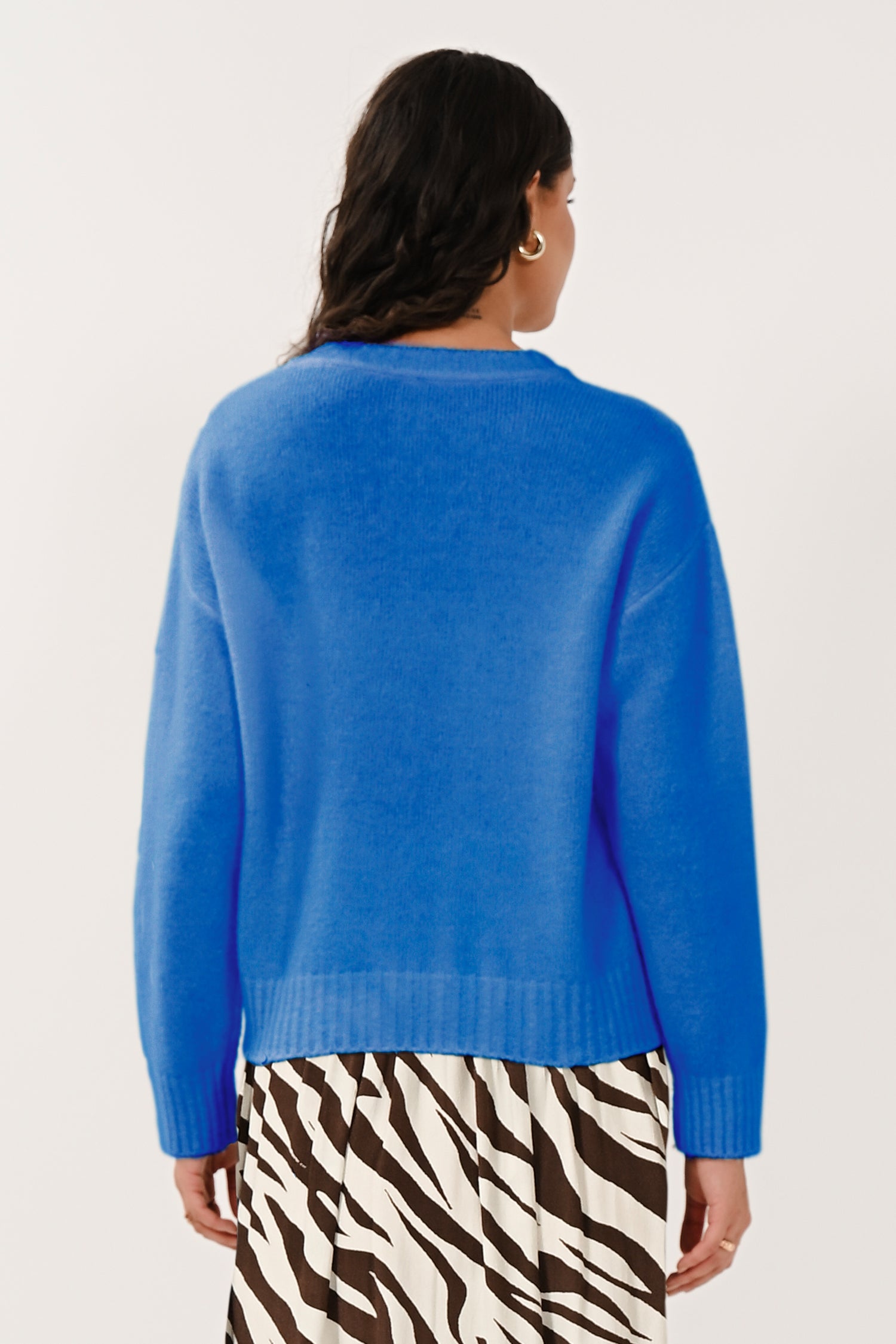AW26 Crew Neck Jumper - Cobalt