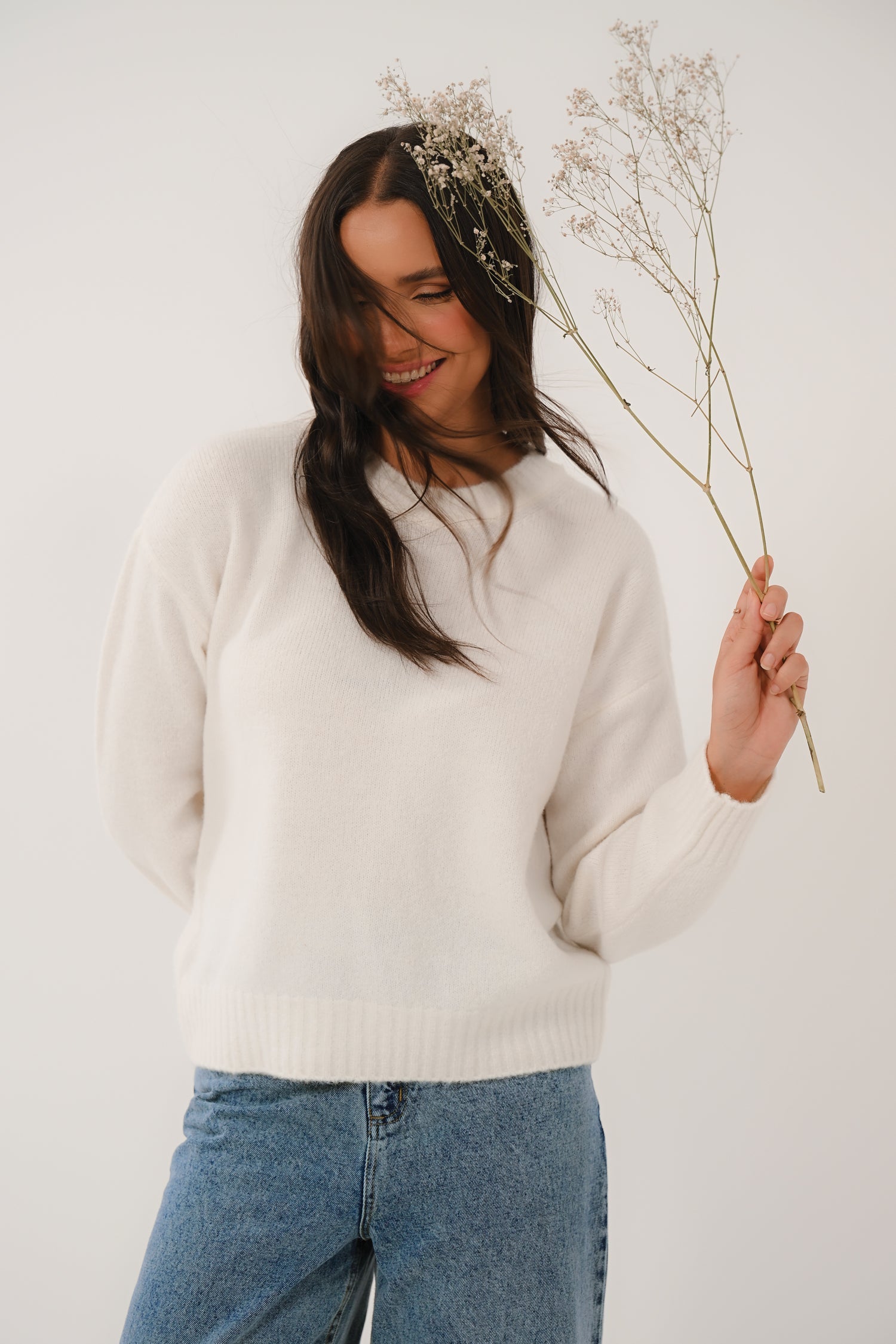AW26 Crew Neck Jumper - Ivory