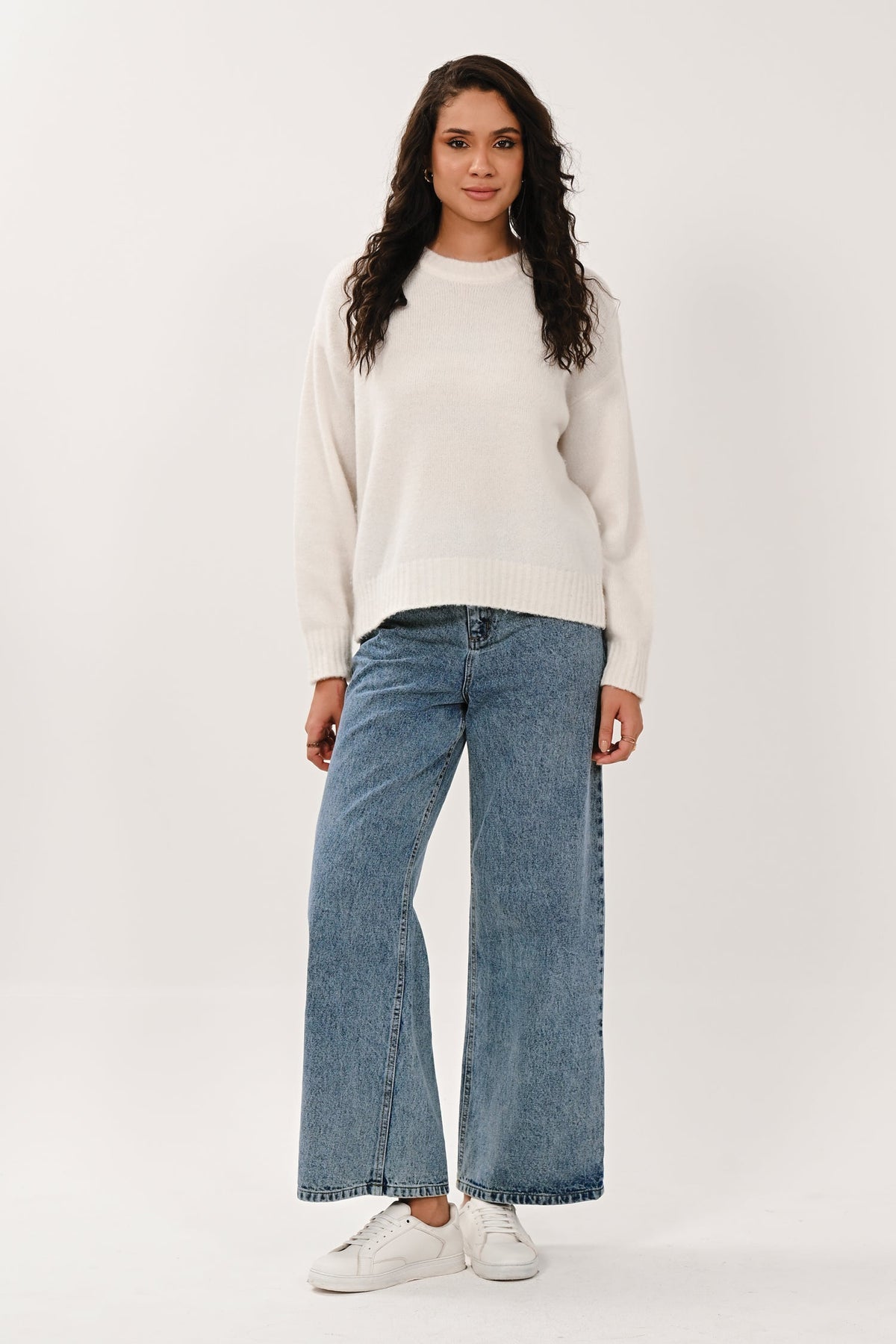AW26 Crew Neck Jumper - Ivory