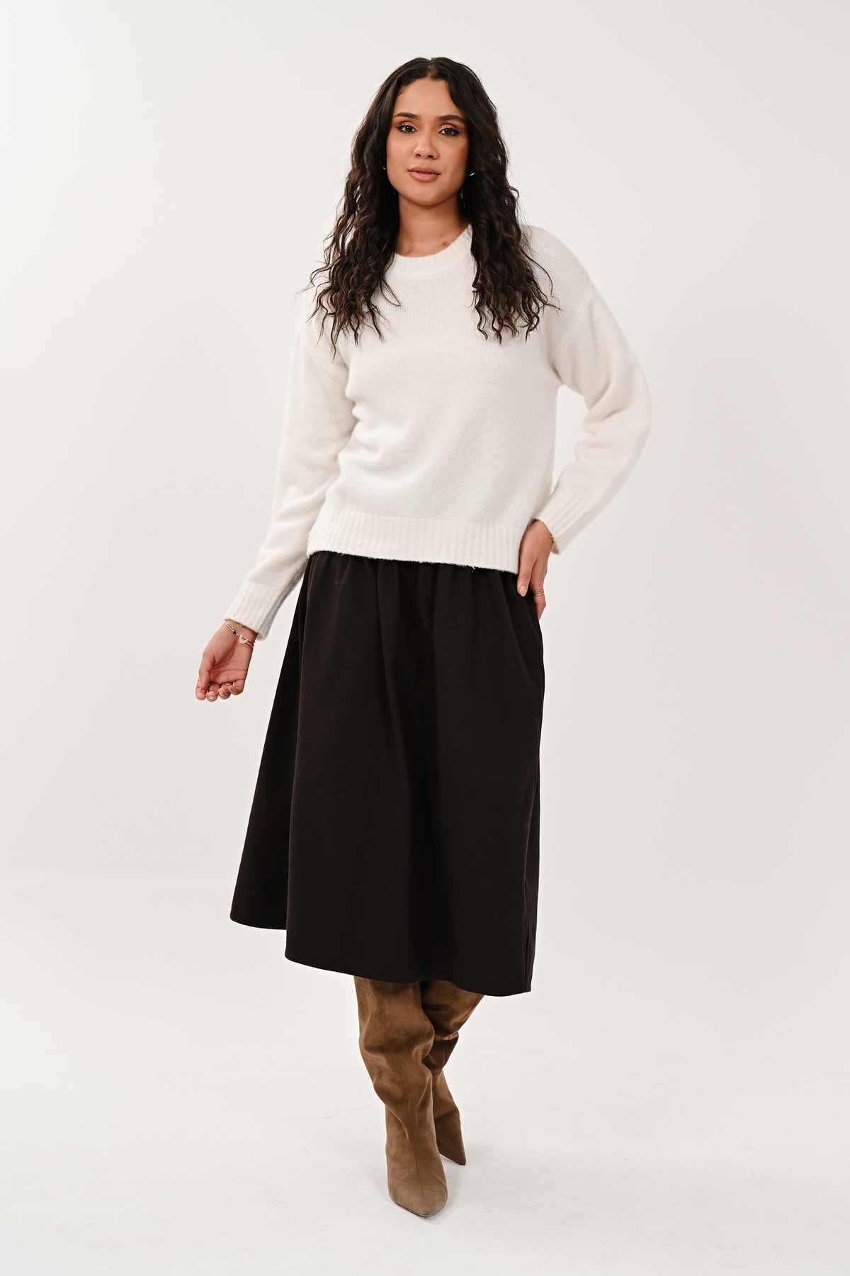 AW26 Crew Neck Jumper - Ivory