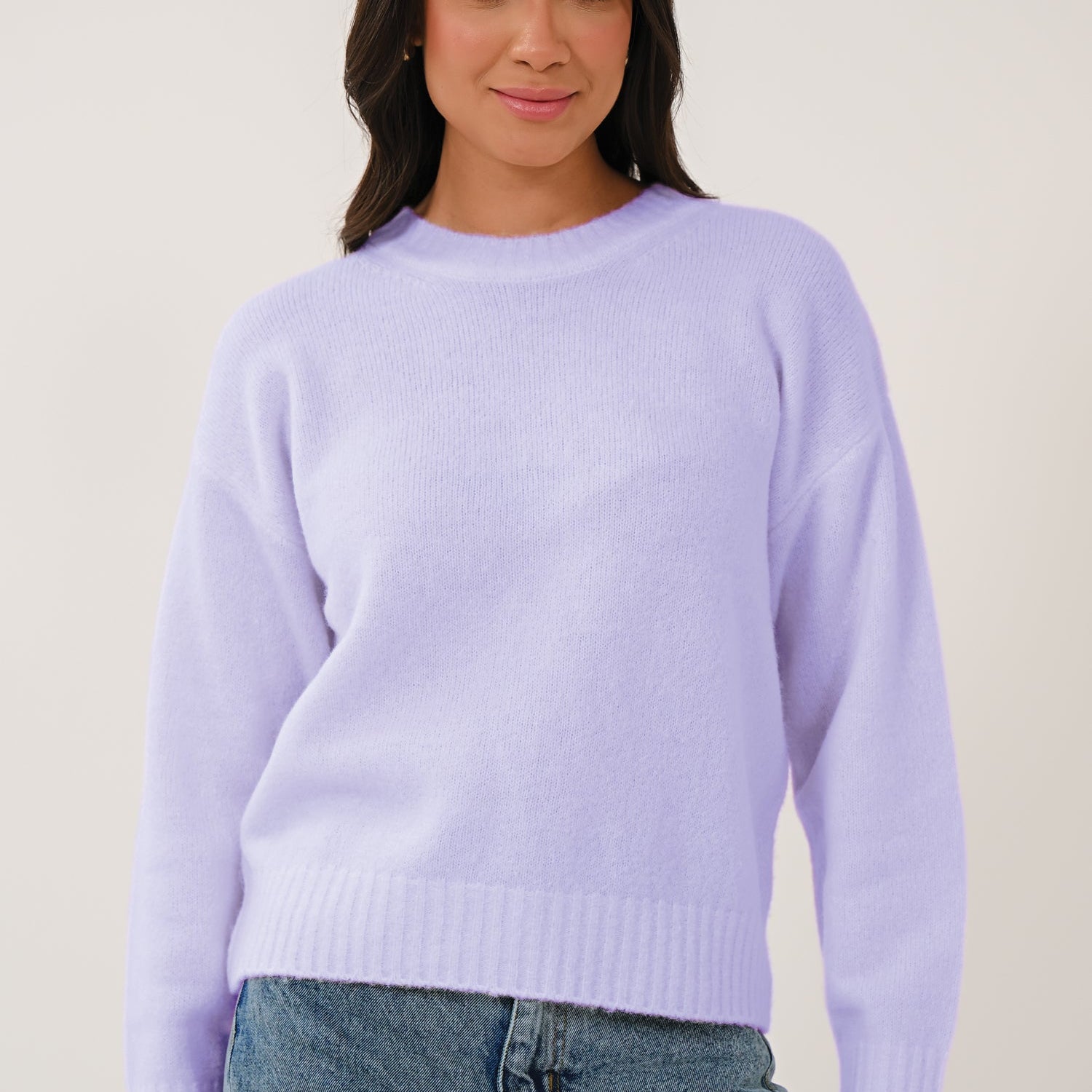 AW26 Crew Neck Jumper - Lilac