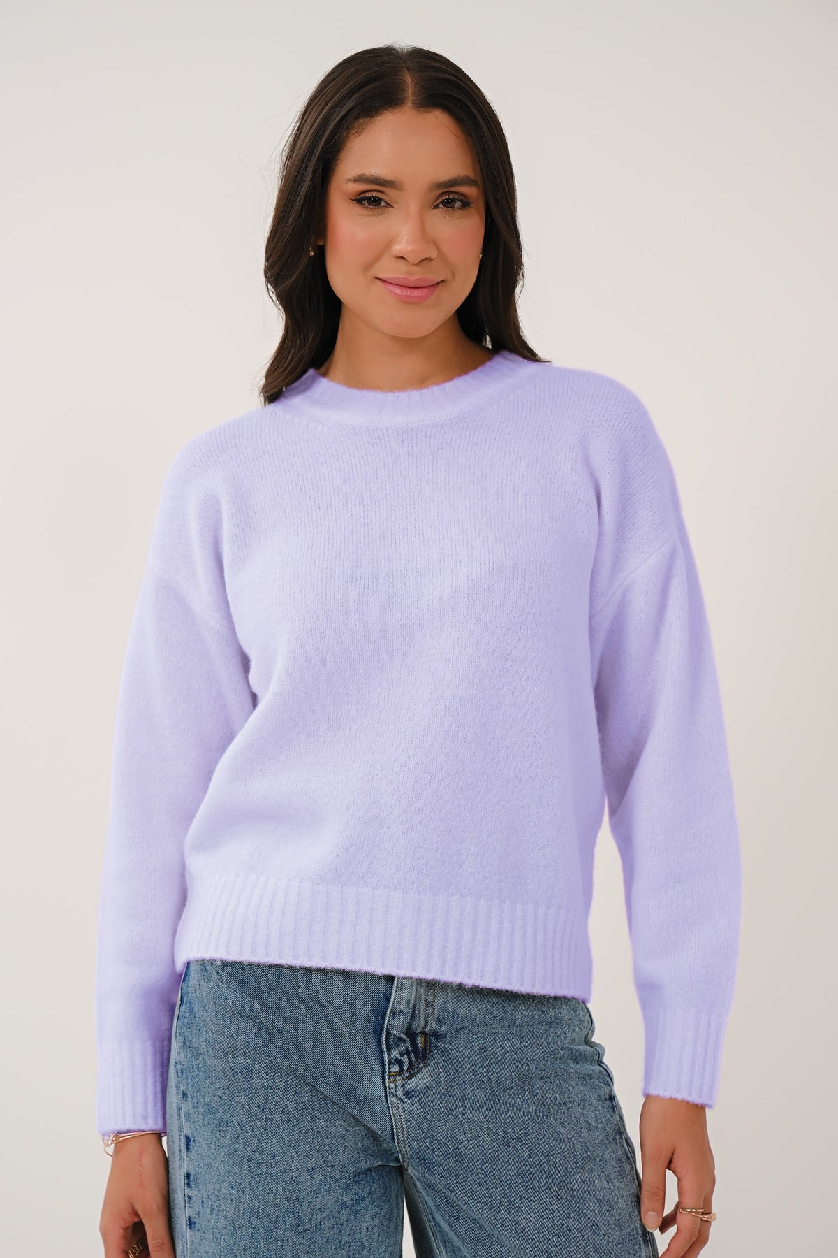 AW26 Crew Neck Jumper - Lilac
