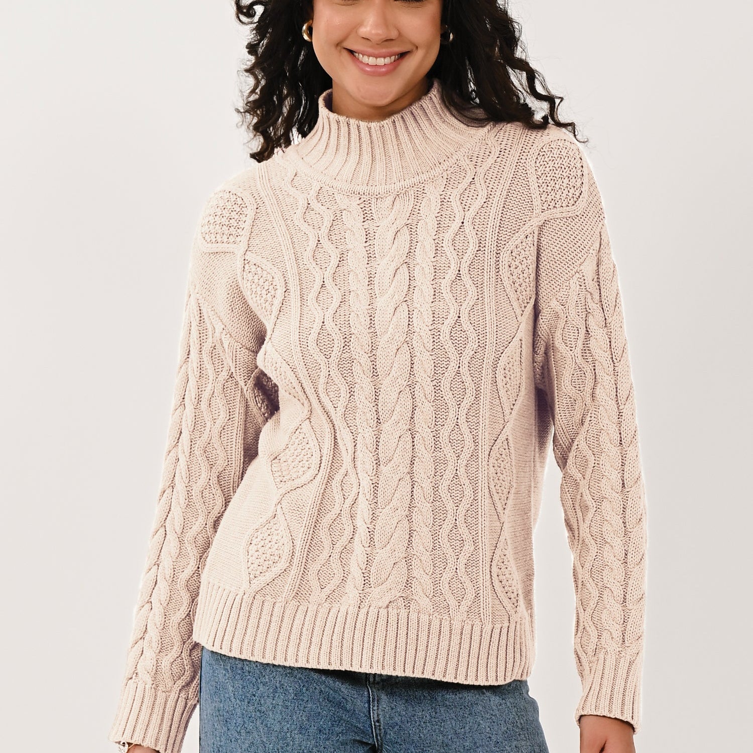 AW26 Cable Jumper - Eggshell