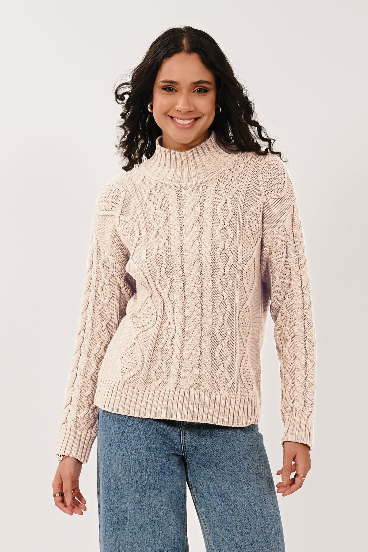 AW26 Cable Jumper - Eggshell