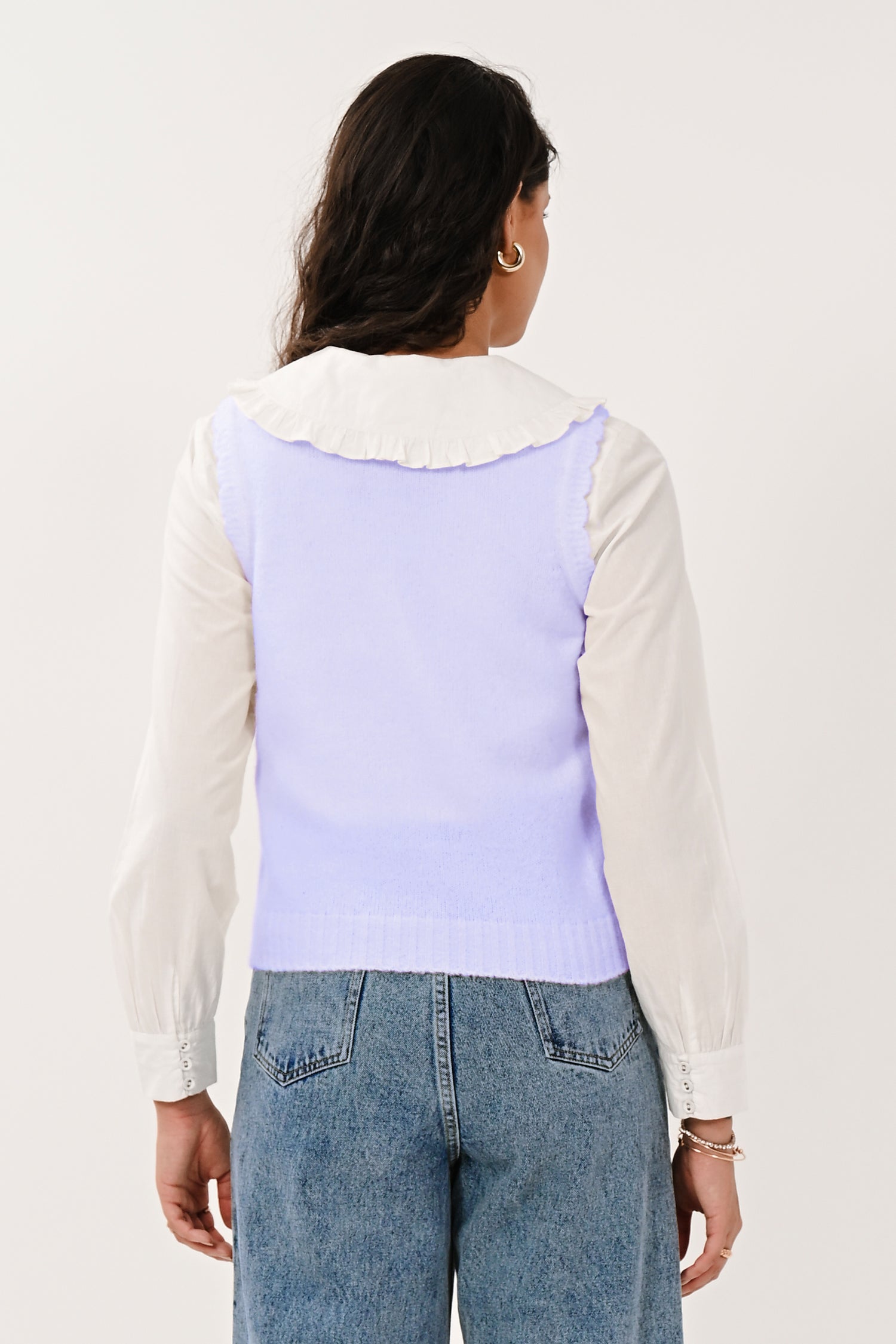AW26 Scallop Vest - Lilac