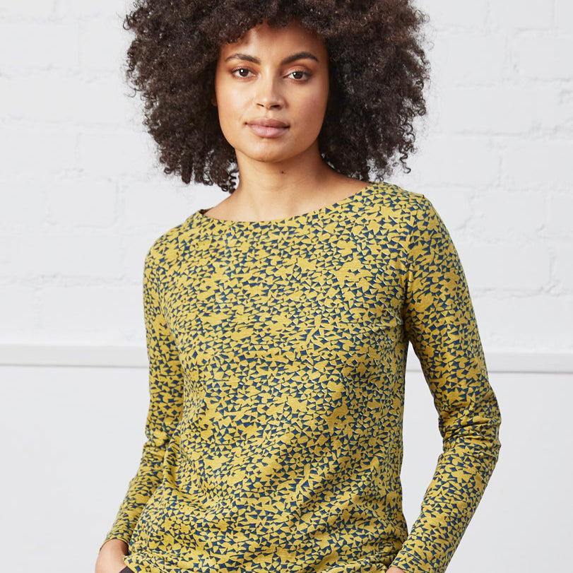KP4093 Printed Cotton Jersey Top