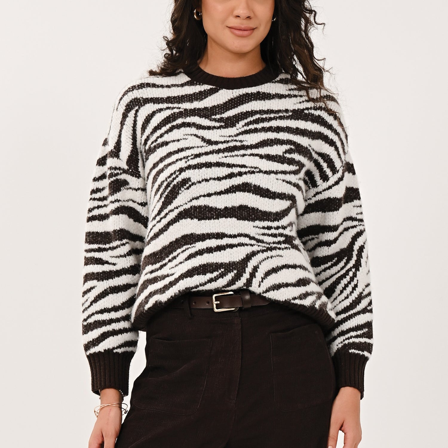 AW26 Crew Neck Jumper - Chocolate