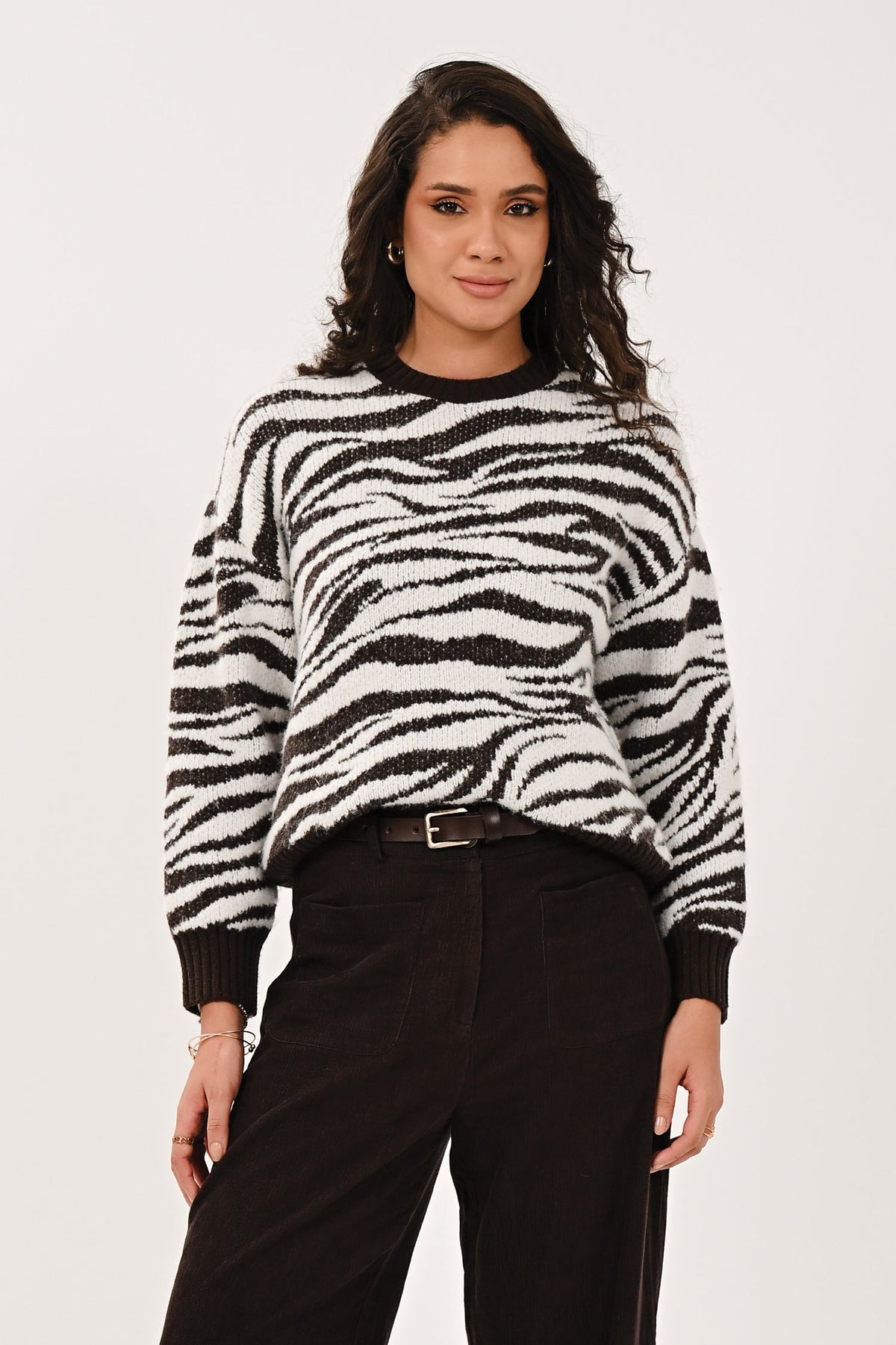 AW26 Crew Neck Jumper - Chocolate