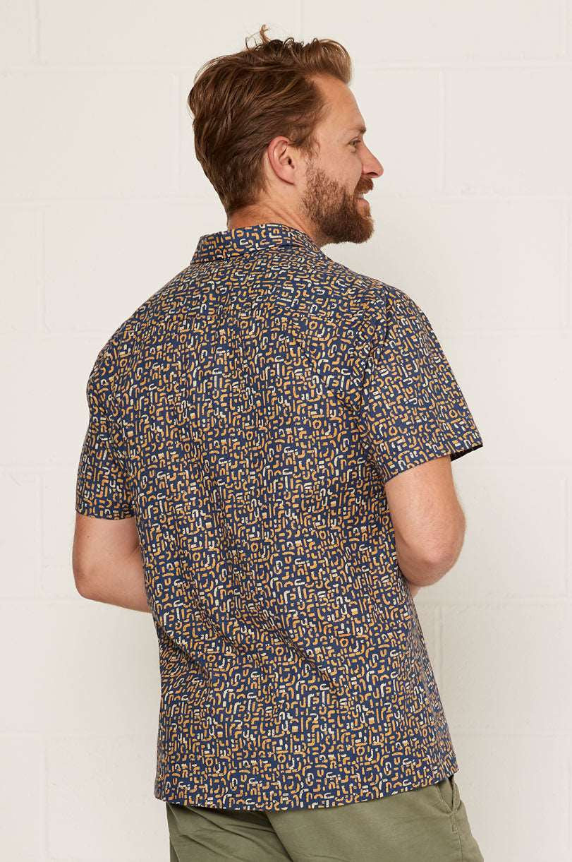 MZ9001 Men's Shortsleeve Maze Shirt