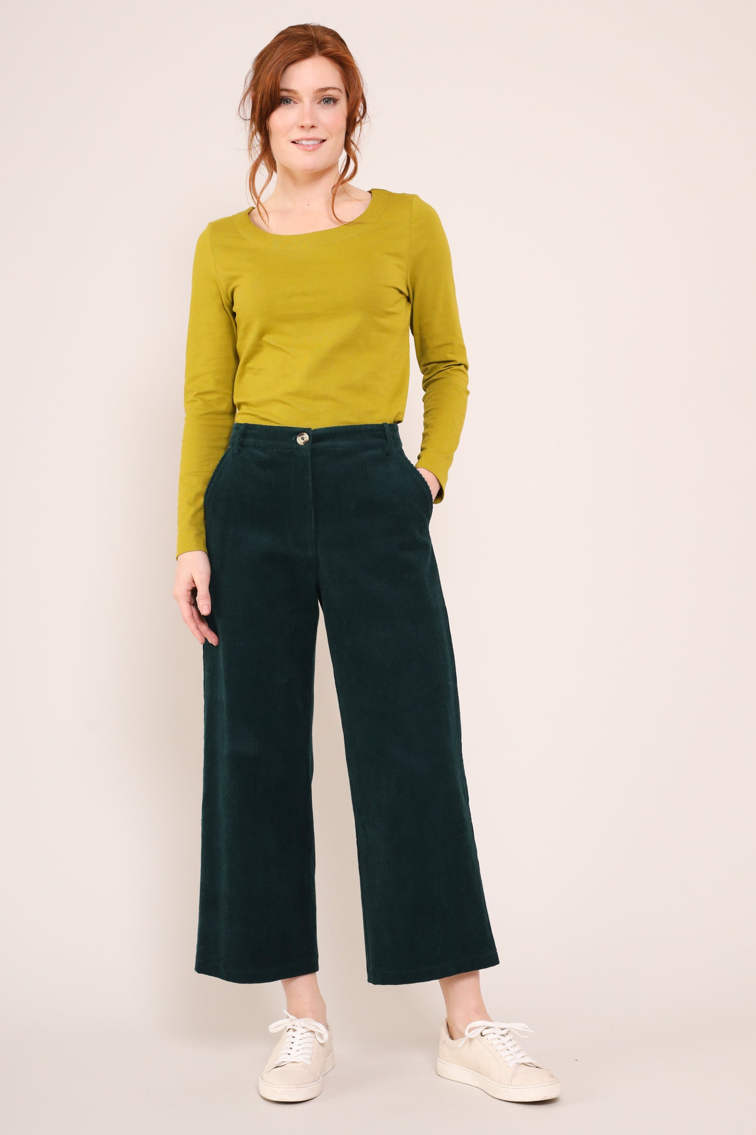 Cotton Chunky Cord Trousers