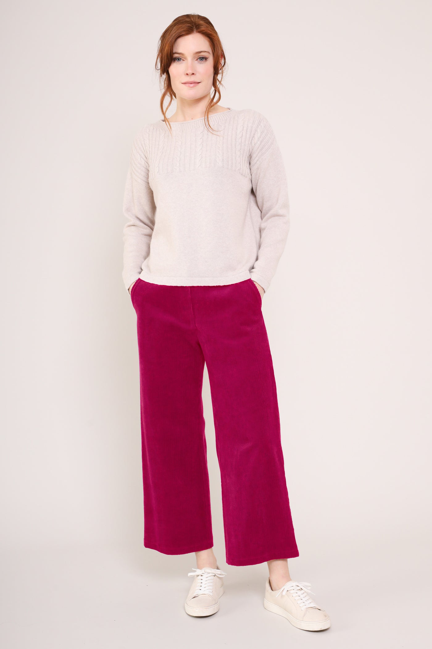 Cotton Chunky Cord Trousers