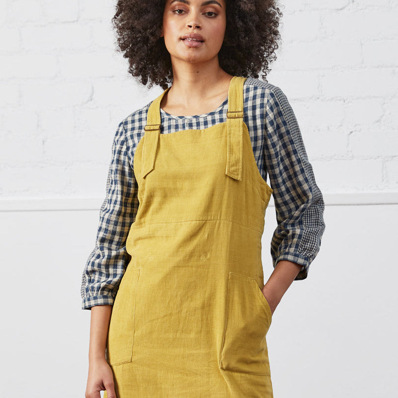 Cotton Pinafore Dress