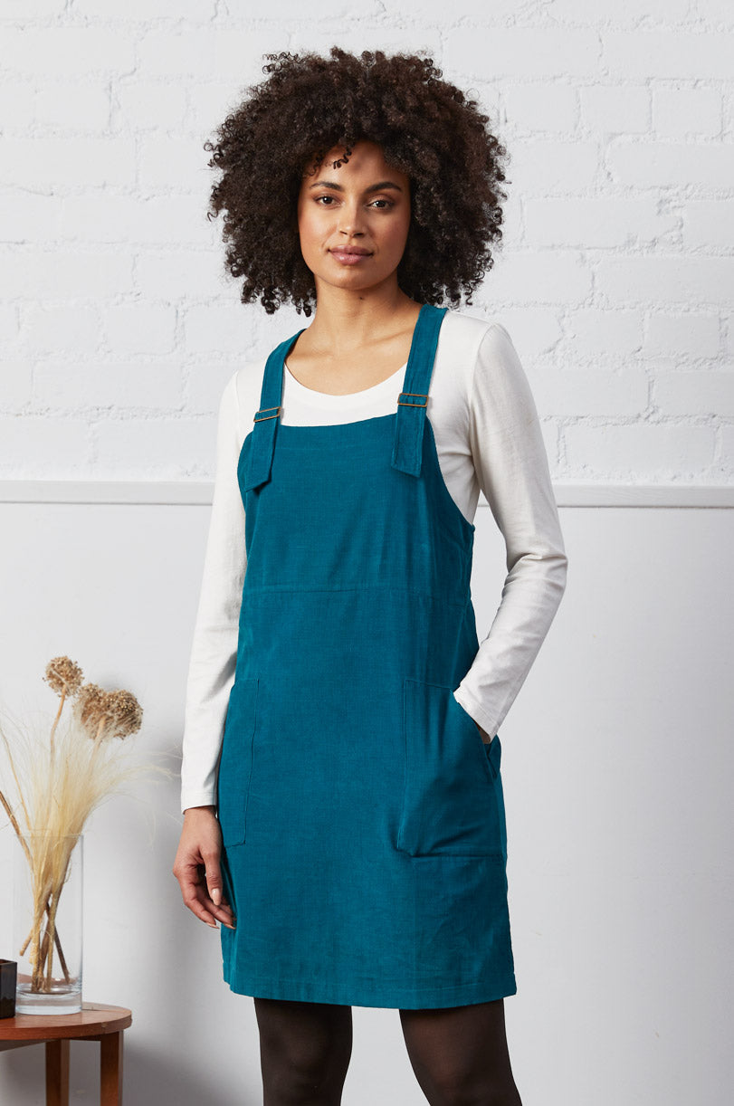 Cotton Pinafore Dress