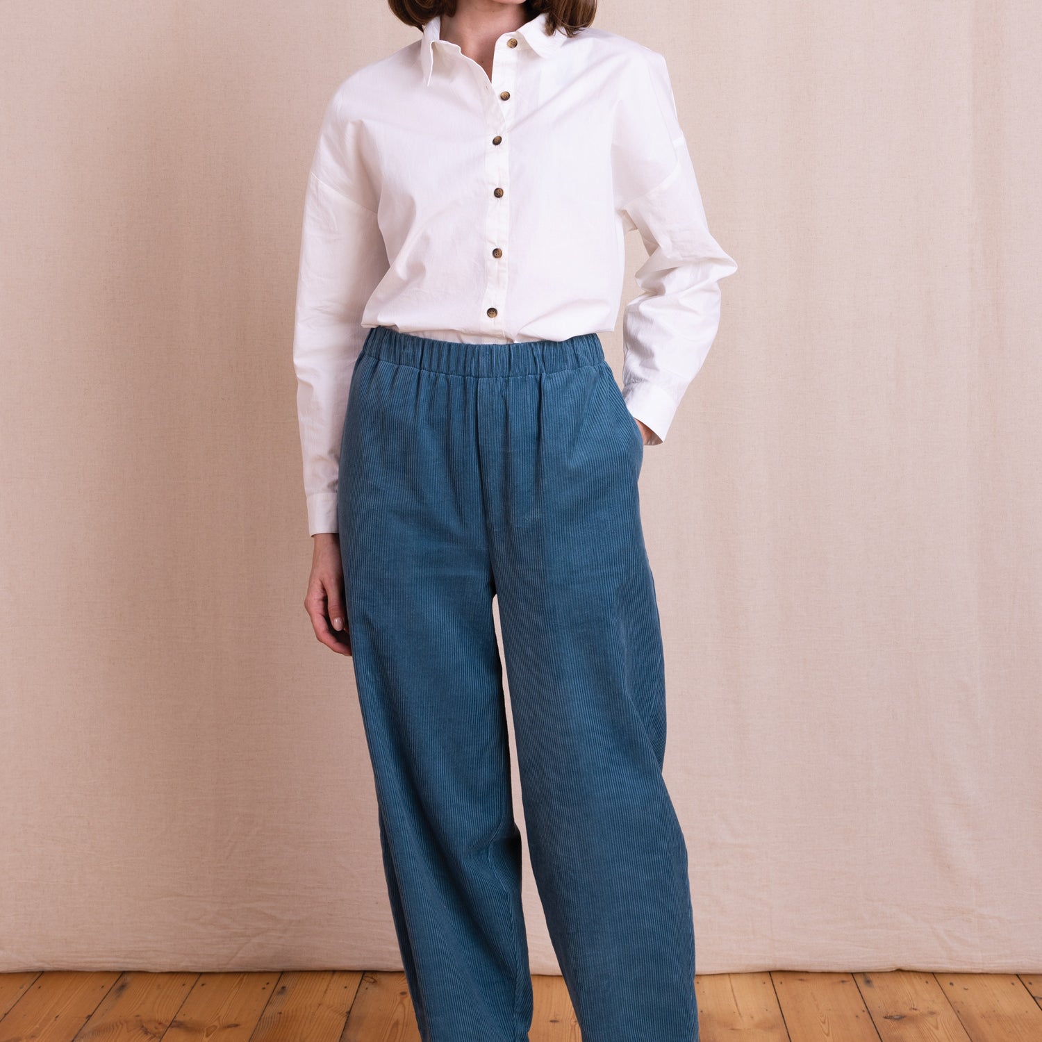 AW26 Chunky Cord Bubble Trousers - Duck