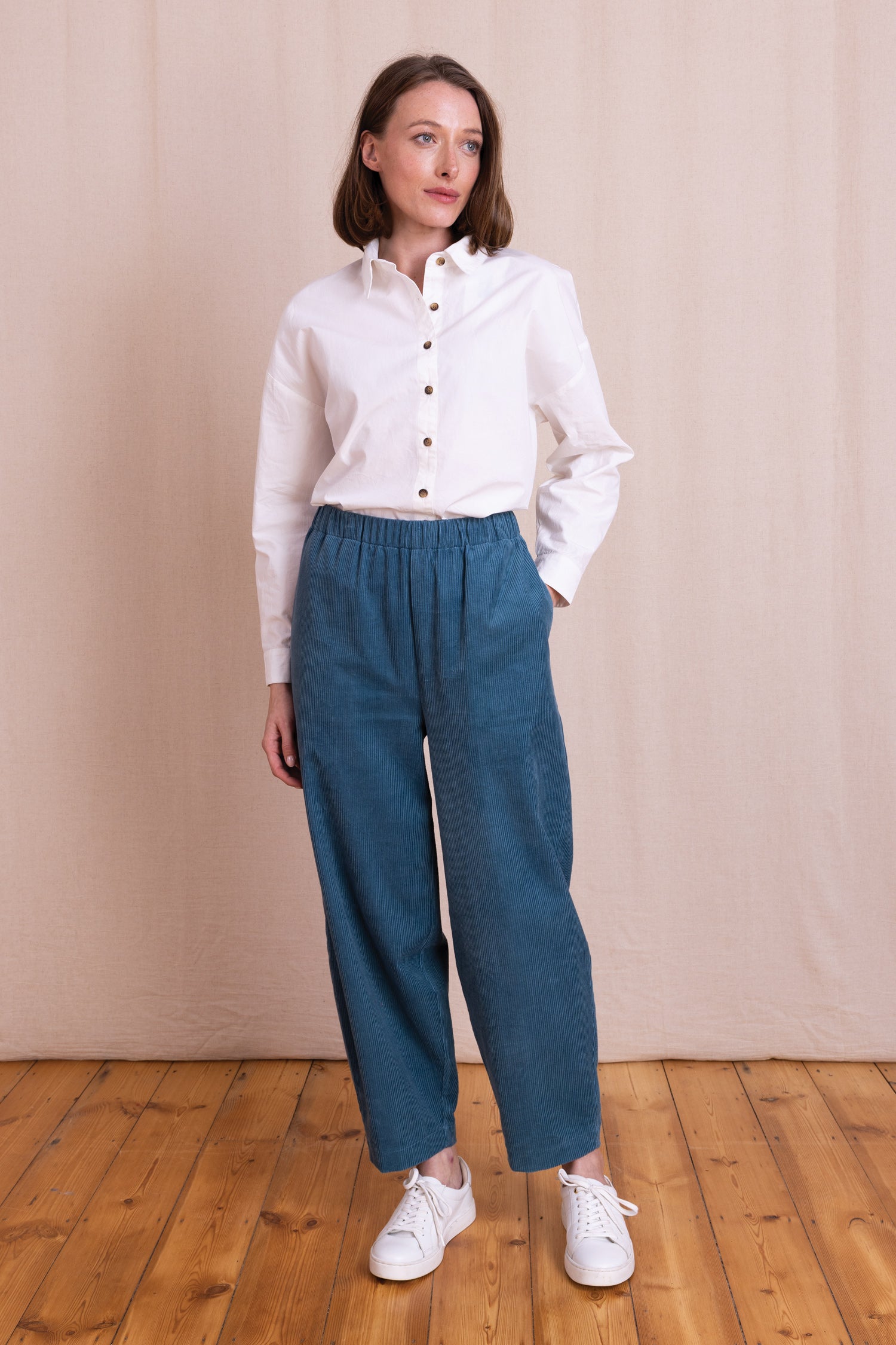 AW26 Chunky Cord Bubble Trousers - Duck