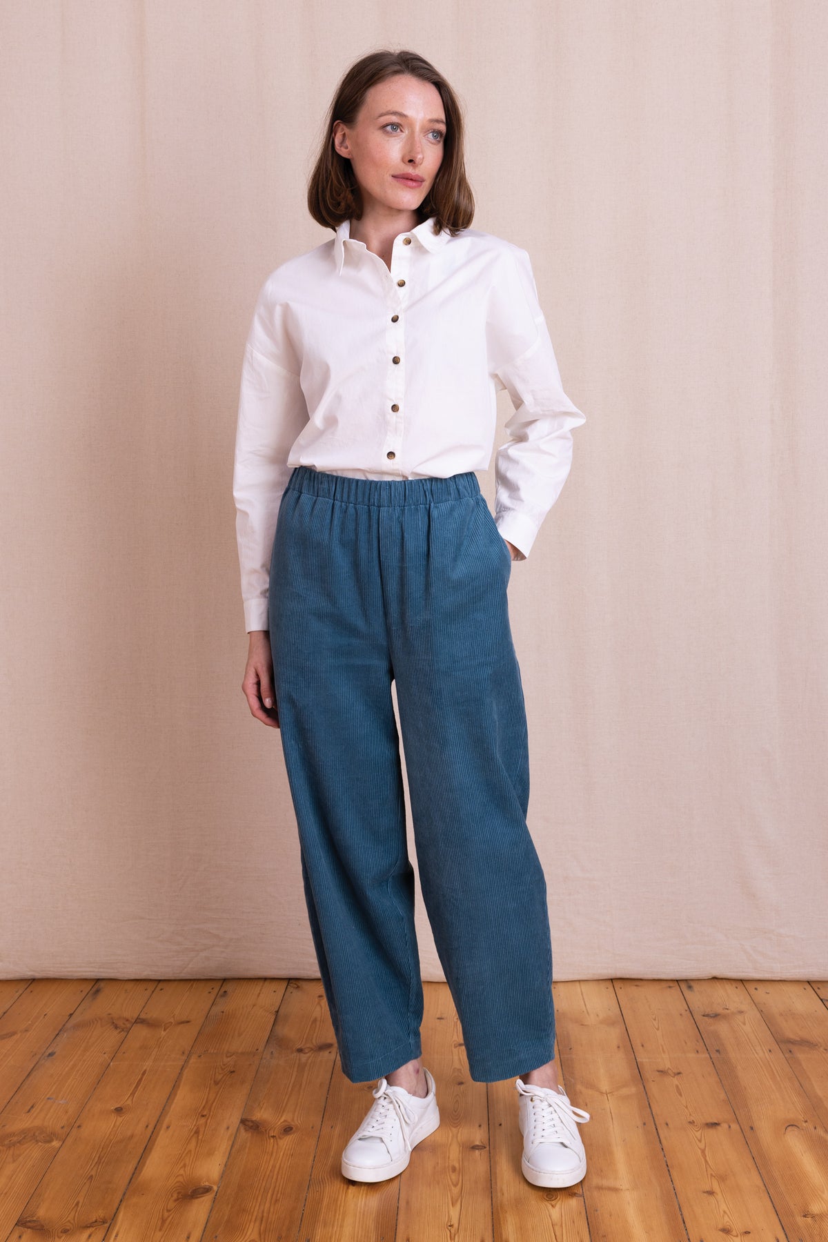 AW26 Chunky Cord Bubble Trousers - Duck