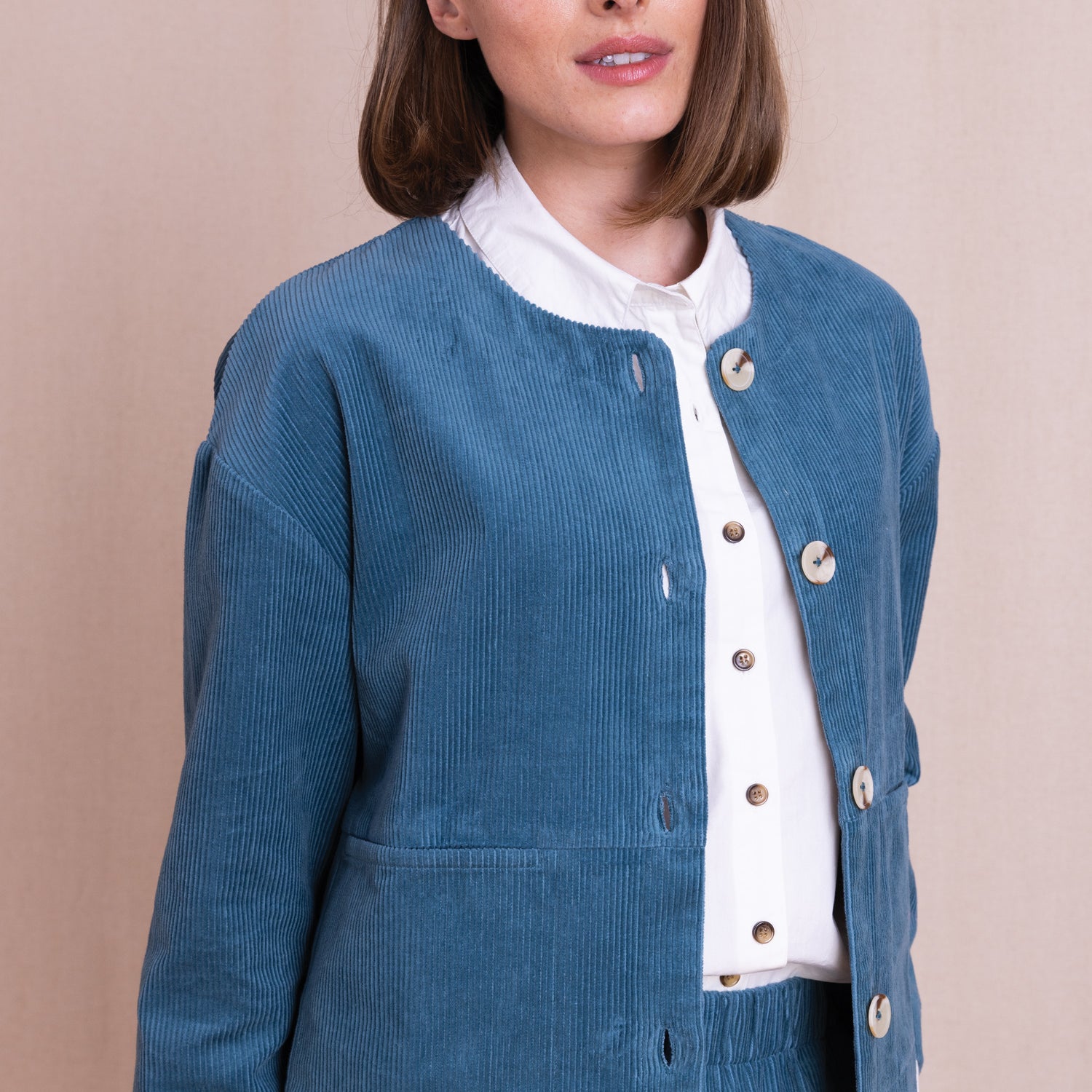 AW26 Chunky Cord Jacket - Duck