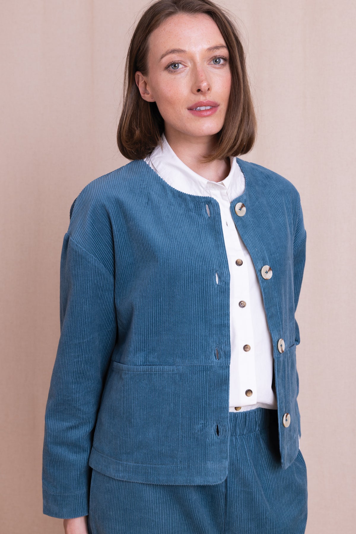 AW26 Chunky Cord Jacket - Duck