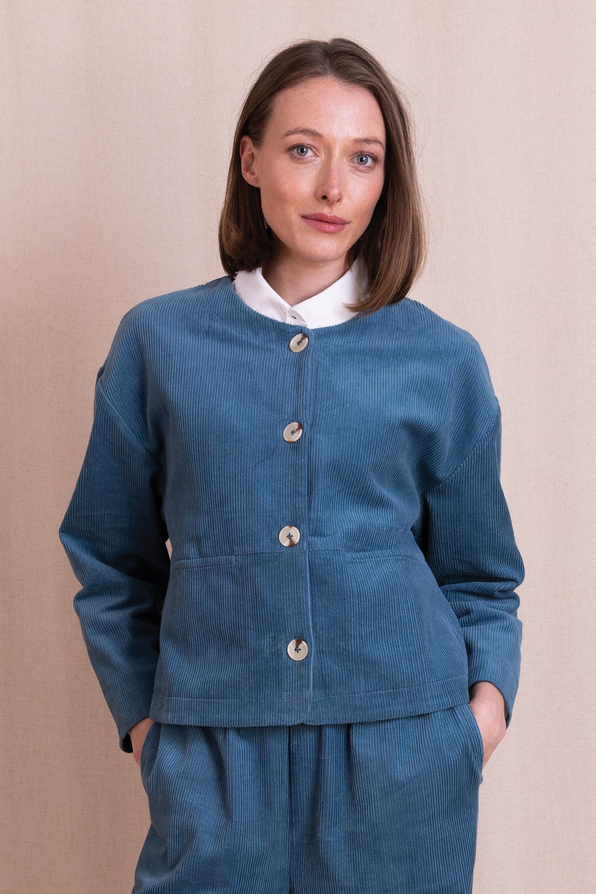 AW26 Chunky Cord Jacket - Duck