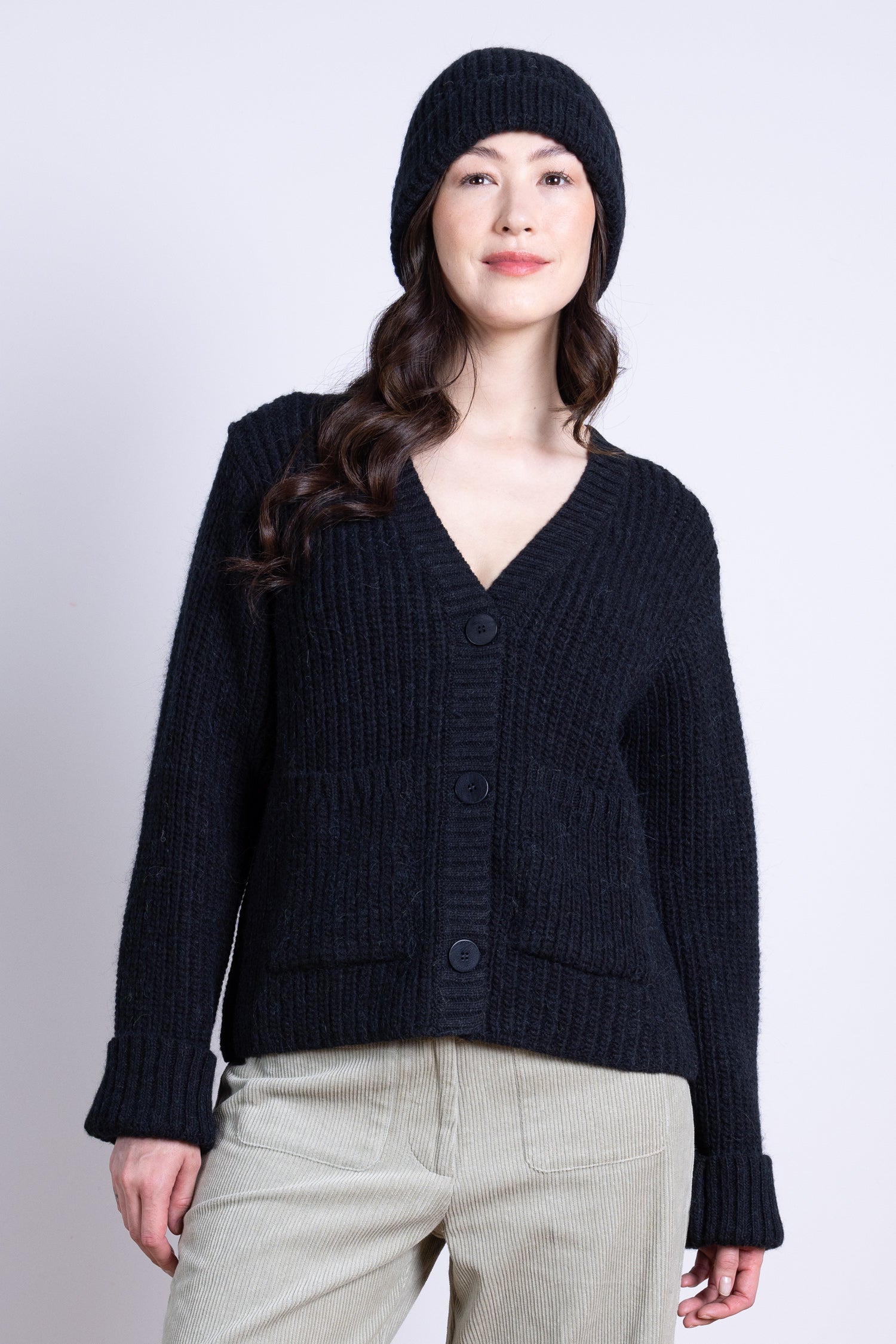 AW25 Knitted Hat - Black